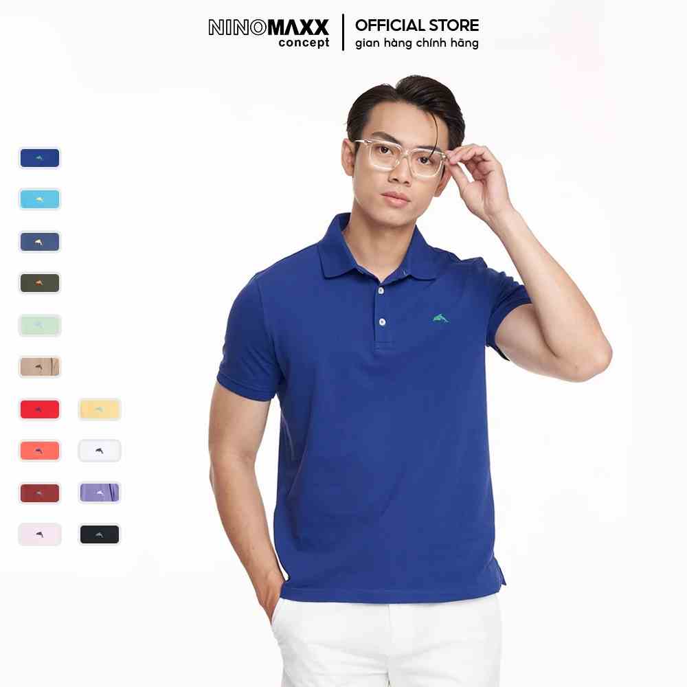 NINOMAXX Travel Fit Polo - Áo Polo nam cotton spandex co giãn 4 chiều form travel fit 14 màu 2201003