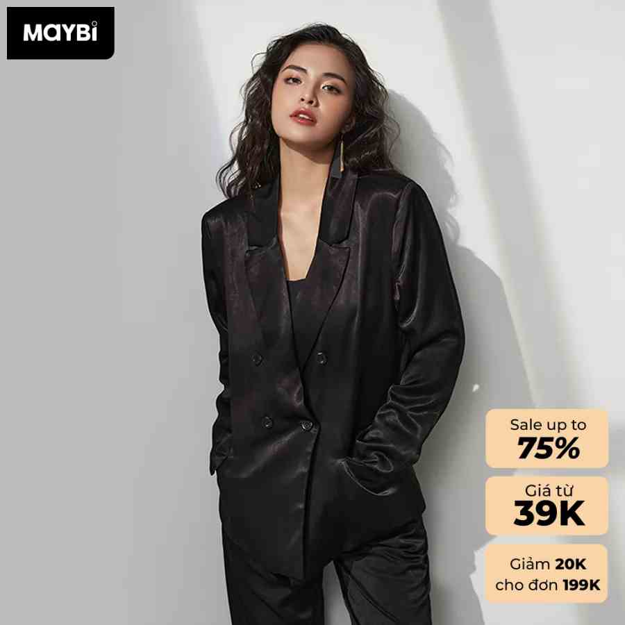 Áo blazer Maybi form rộng nhiều màu