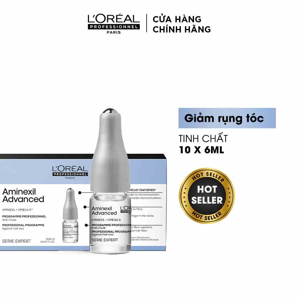 [Mã BMLTA35 giảm đến 35K đơn 99K] Tinh chất giảm rụng tóc LOREAL aminexil advanced 10x6ml