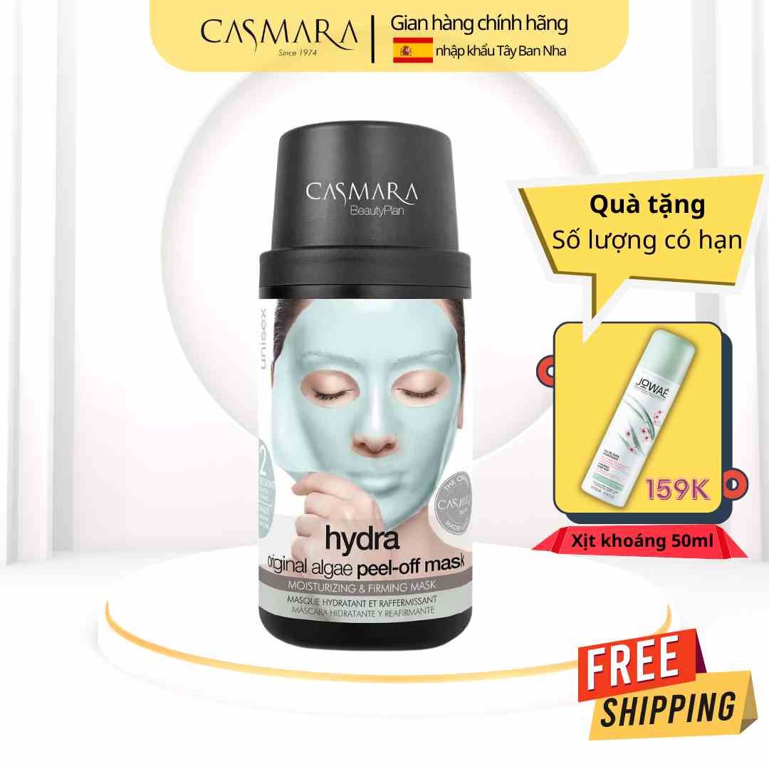 Hộp Mặt Nạ Cấp Ẩm, Săn Chắc Da Casmara Hydra Algae Peel-off Mask - nhập khẩu Tây Ban Nha