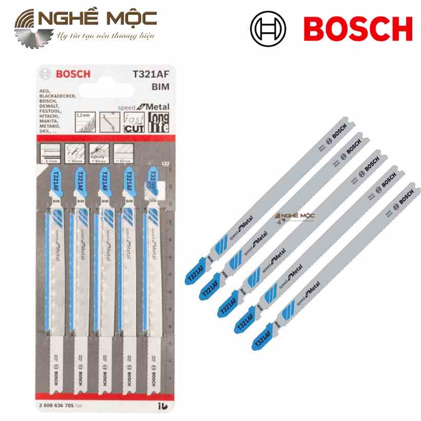 Lưỡi cưa lọng sắt BOSCH T321AF dài 130mm