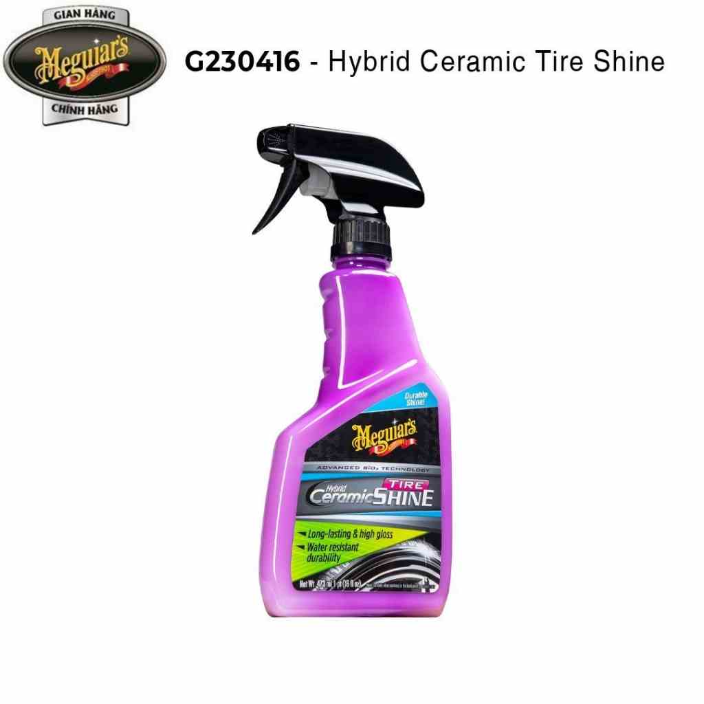 Meguiars Dưỡng lốp có thành phần Ceramic chống bám nước - Hybrid Ceramic Tire Shine, G230416