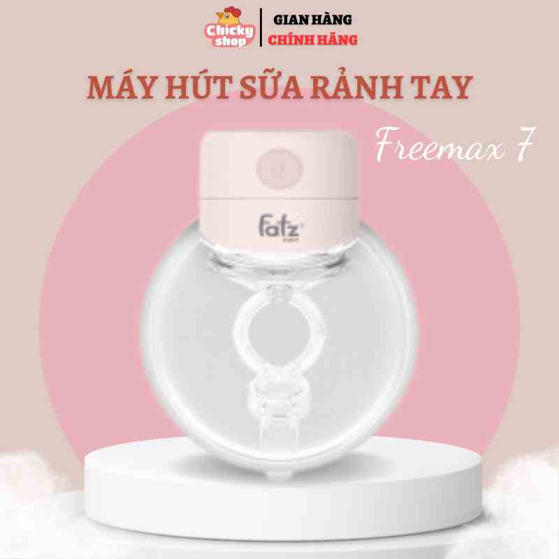 Máy hút sữa điện rảnh tay và không dây Freemax 7 Fatzbaby FB1222TP mát xa - hút sữa - kích thích 12 cấp mỗi chế độ