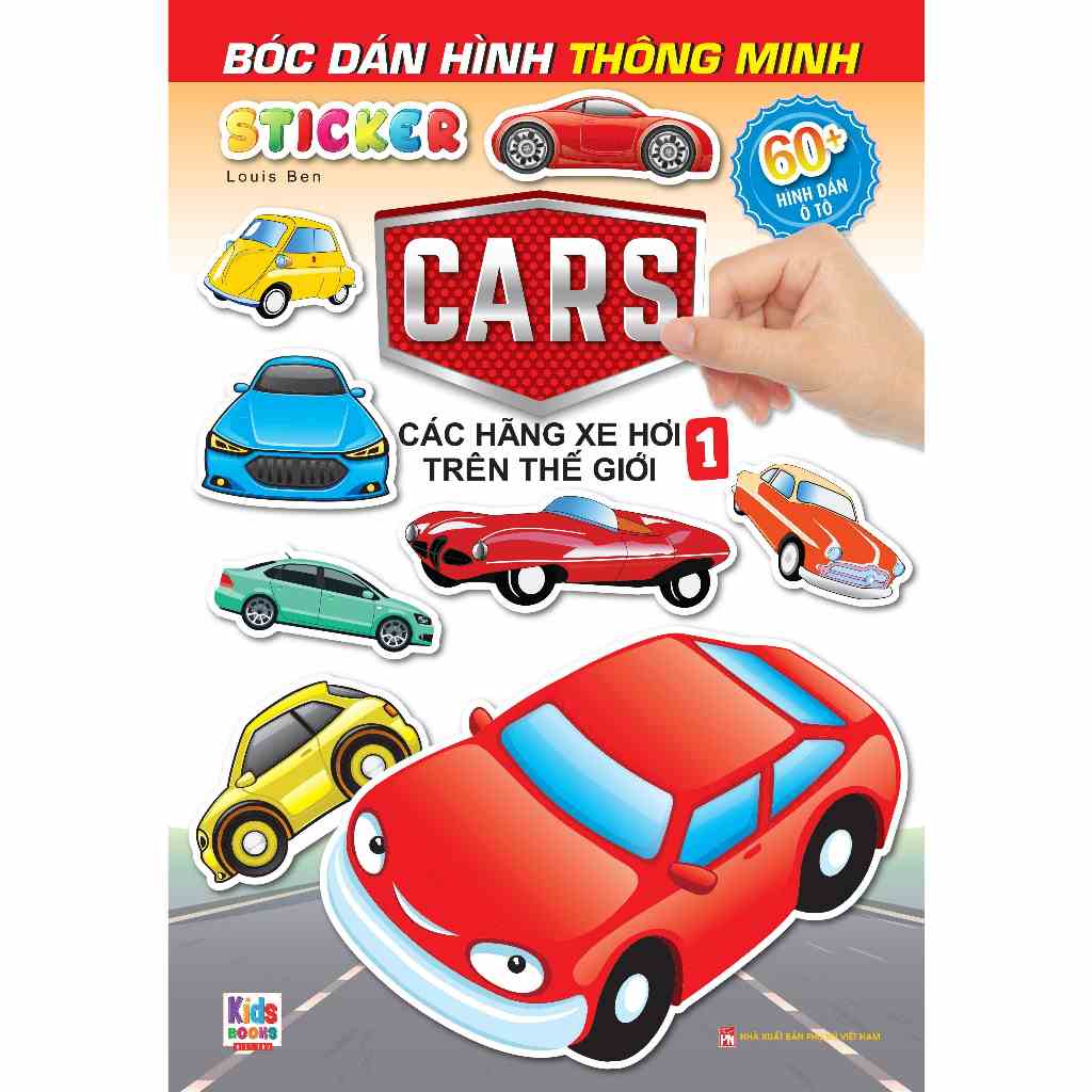 [Mã BMLTB35 giảm đến 35K đơn 99K] Sách - Bóc Dán Hình Sticker Thông Minh - Cars: Các Hãng Xe Hơi Trên Thế Giới Tập 1