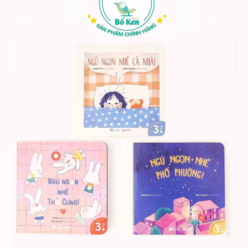 Sách - Đi ngủ nào, bé ngoan ơi - Bộ 03 cuốn [Crabit Kidbooks]