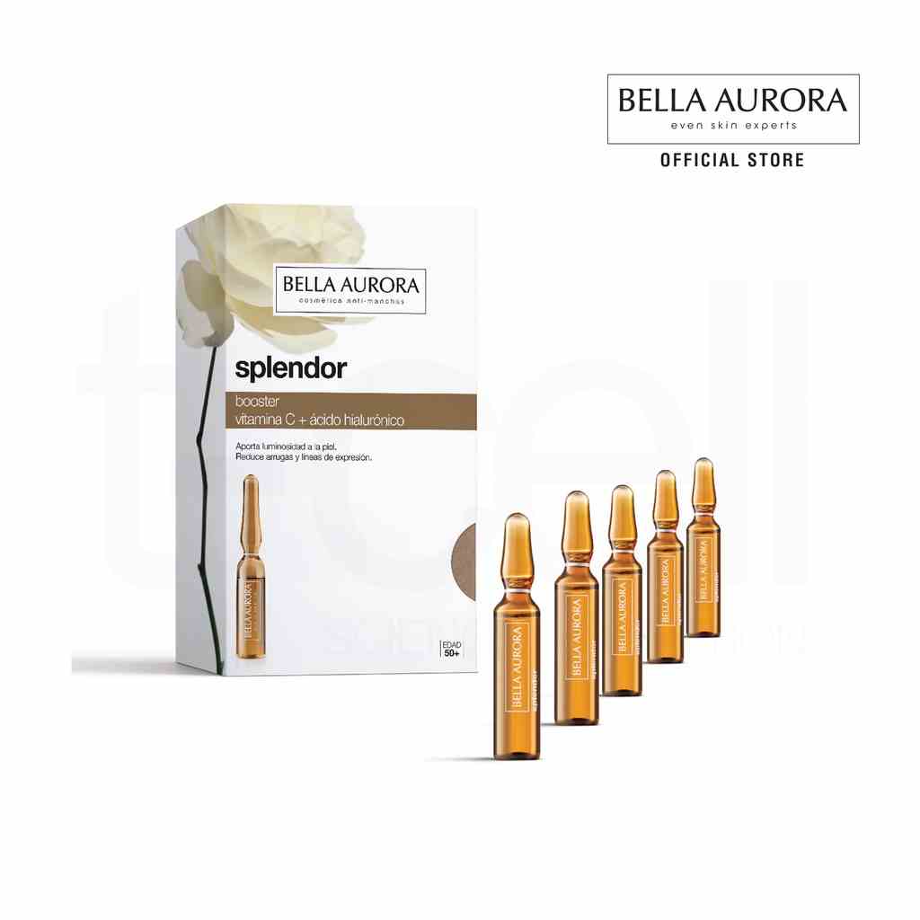 Ampoule Dưỡng Ẩm, Sáng Da & Chống Lão Hóa Bella Aurora Splendor Vitamin C + Hyaluronic Acid Ampoules (5 ampoules)