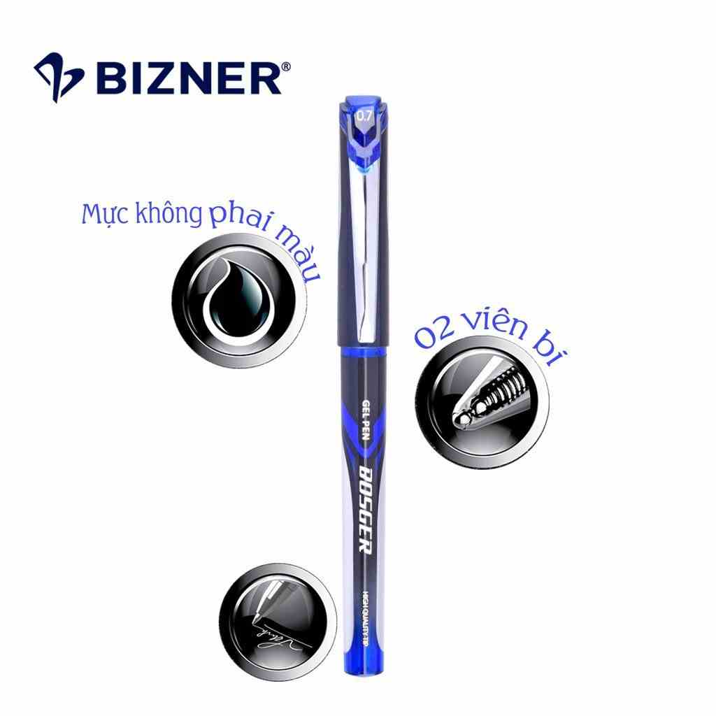 Bút Gel 2 Đầu Bi Thiên Long Bizner Cao Cấp BIZ-GEL23- 2 màu mực Xanh/ Đen