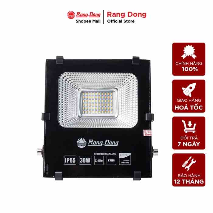 [Mã BMLTB35 giảm đến 35K đơn 99K] Đèn led chiếu pha 30w Rạng Đông chống nước IP65 siêu bền (Model: CP06 30W)