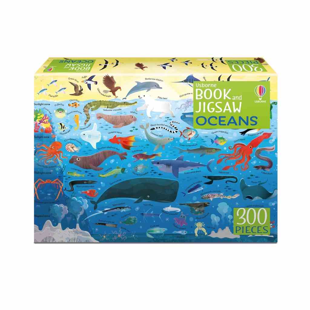 Sách - Bộ xếp hình Book and Jigsaw Oceans