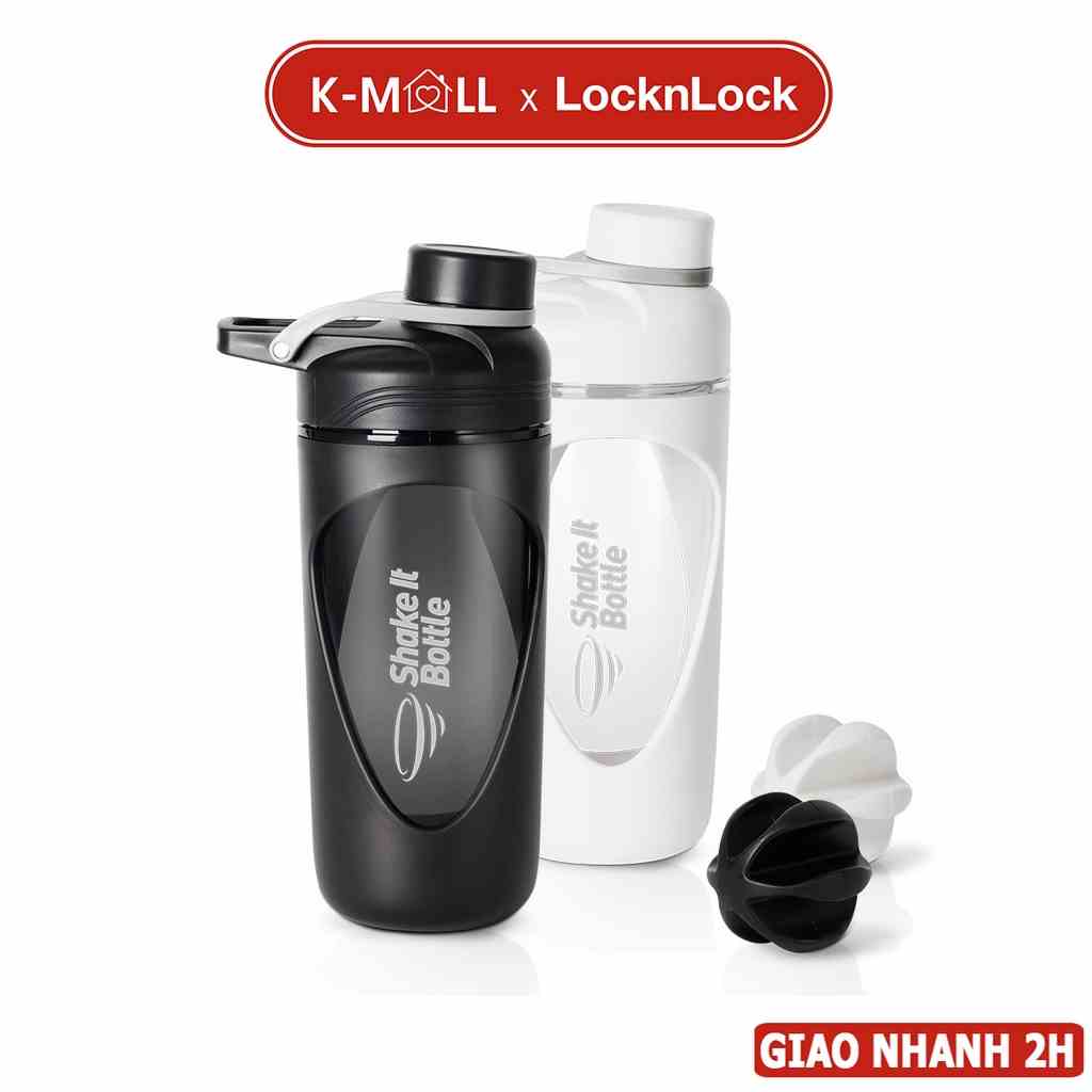 Bình lắc Balance Shake it Locknlock có vạch chia dung tích và quai xách HAP949 dung tích 897ml - K-MALL