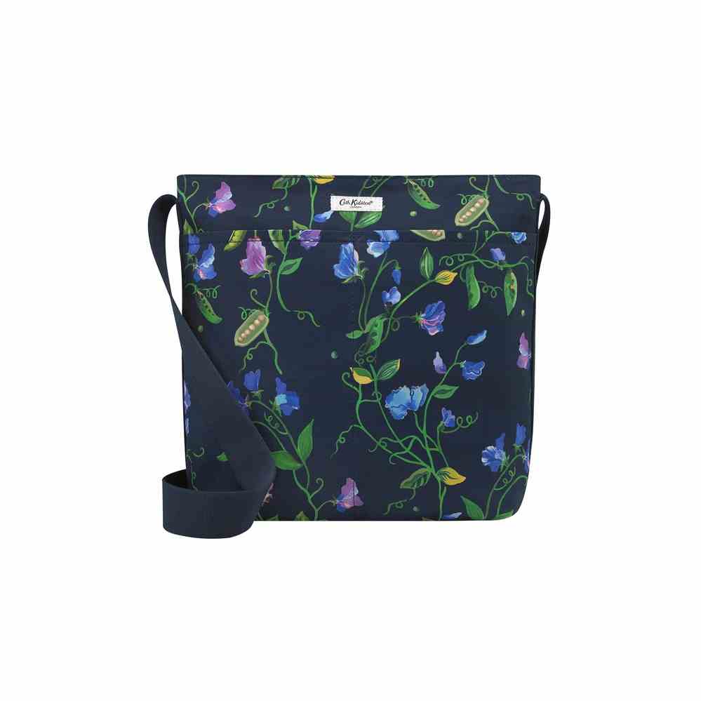 Cath Kidston - Túi đeo chéo/Zip Mgr Bag Sweet Pea - Sweet Pea - Navy -1041262