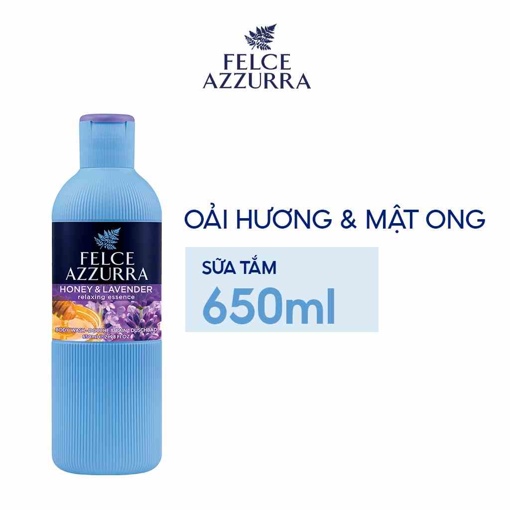 Sữa Tắm FELCE AZZURRA Relax Hương Nước Hoa Mùi Oải Hương & Thảo Mộc Thư Giãn, Da Mềm Mịn 650ML - 8001280068041