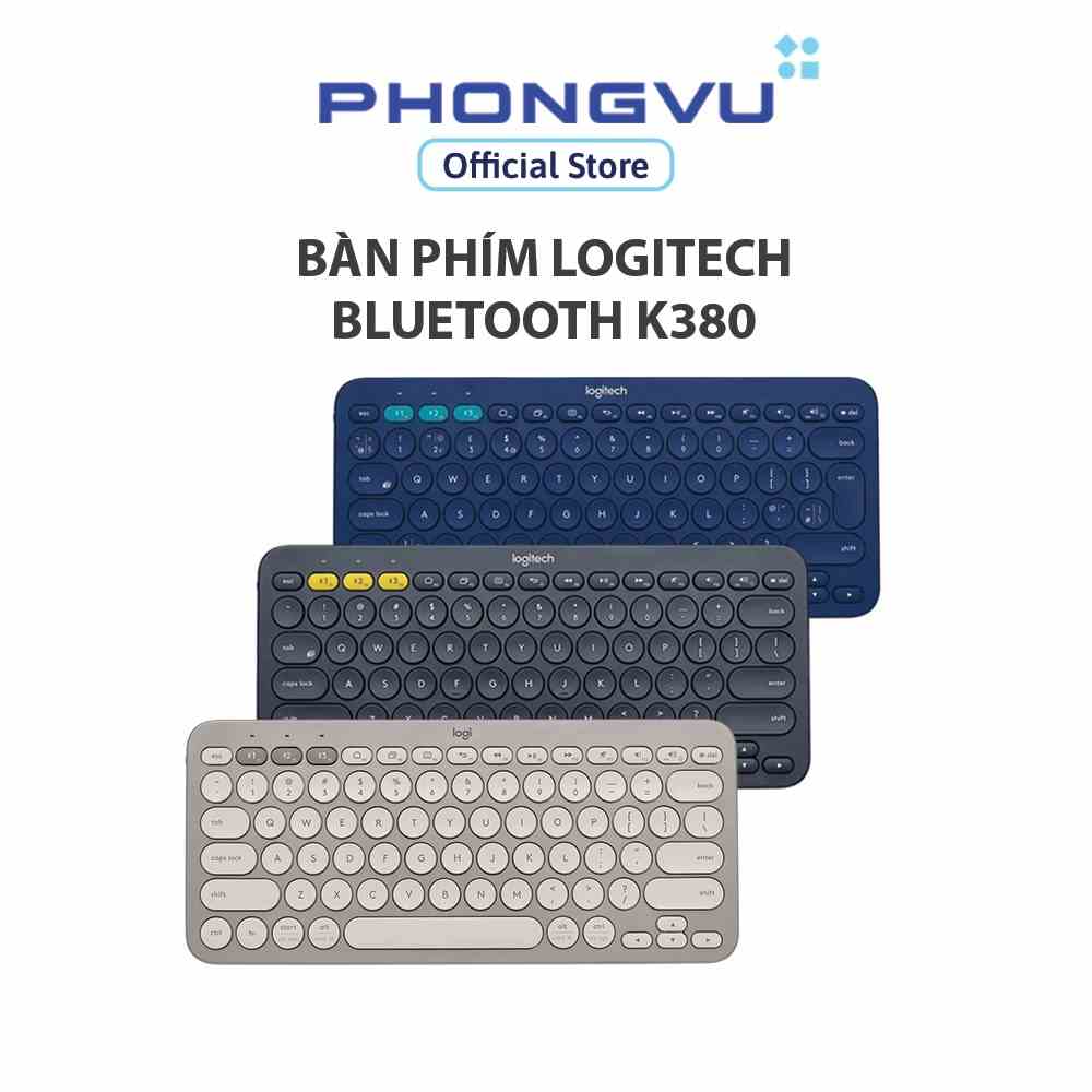 [Mã ELCL7 giảm 7% đơn 300K] Bàn phím Logitech Bluetooth K380 - Bảo hành 12 tháng