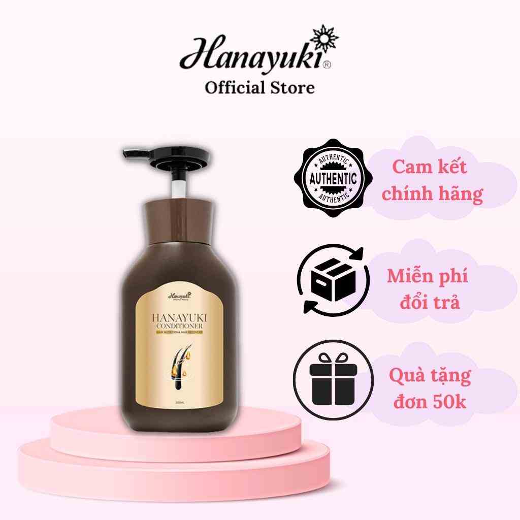 Dầu Xả Hanayuki Conditioner Ngăn Ngừa Rụng Tóc Kích Thích Mọc Tóc Hanayuki Chính Hãng