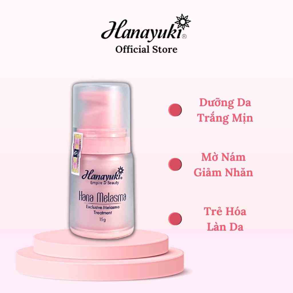 Serum Nám Hanayuki Melasma, Hana Melasma Serum Mờ Nám Tàn Nhang Hanayuki Chính Hãng 15g SRN01