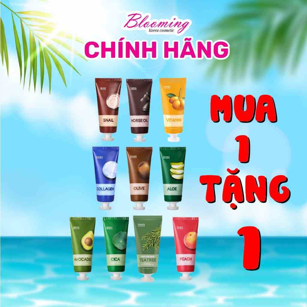 [Mã BMLTA35 giảm đến 35K đơn 99K] Kem dưỡng da tay Tenzero Relief Hand Cream hương trái cây 100ml