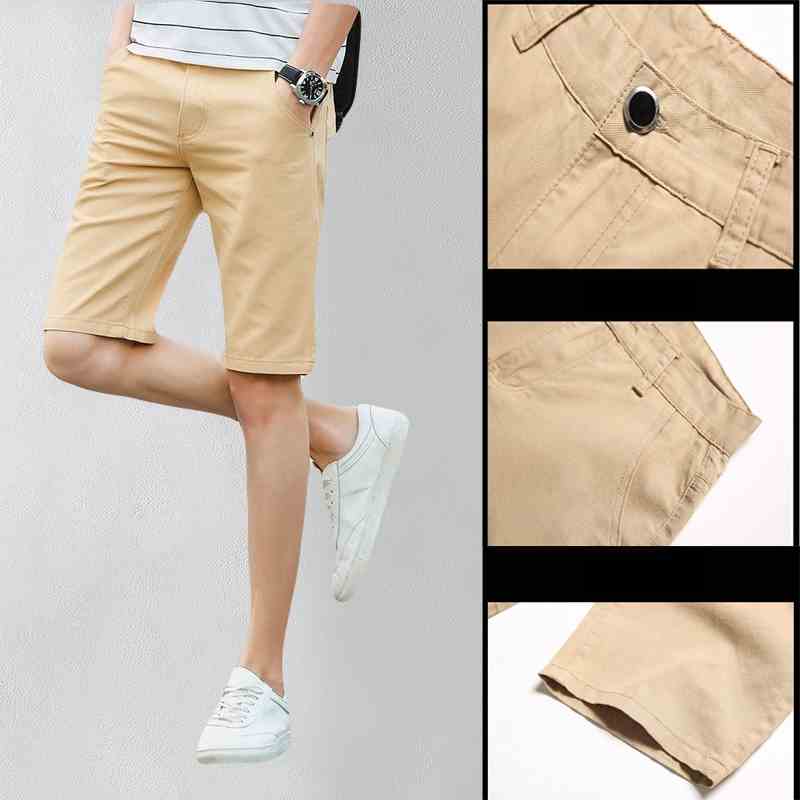 Quần Short Cotton Dáng Rộng Mềm Mại Phong Cách Hàn Quốc Thời Trang Mùa Hè Cho Nam zyq003