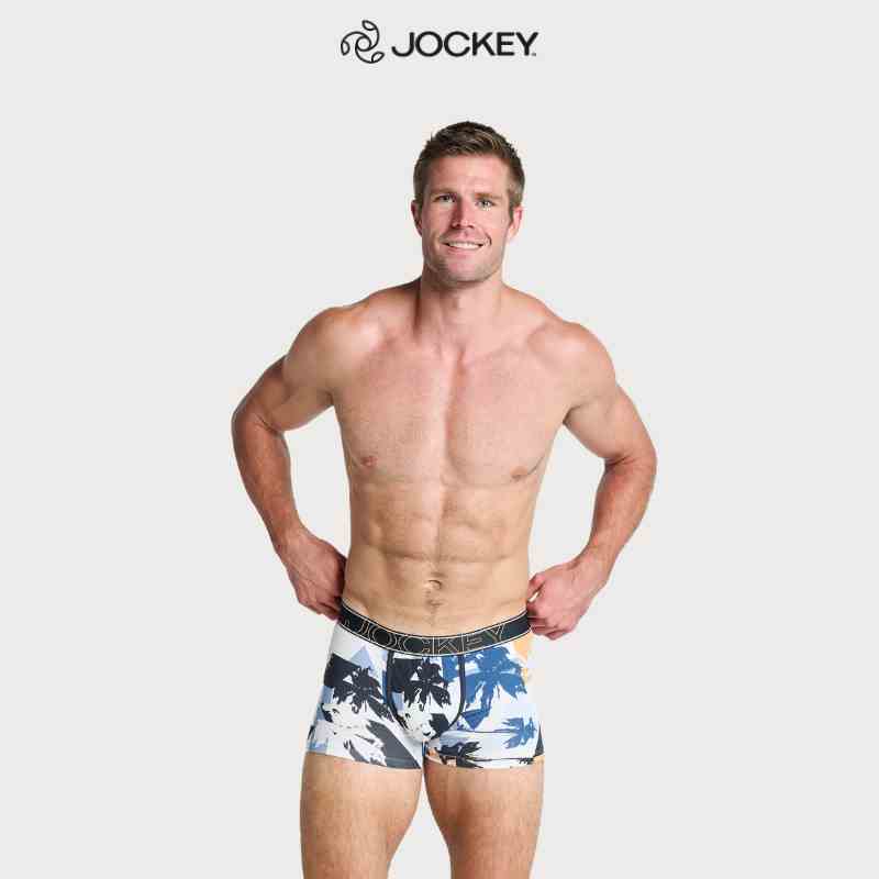 Quần lót Nam Jockey USA Cotton họa tiết dáng trunk - 1287