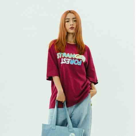 Áo Thun BOO Unisex Dáng Loose Vải Cotton Cao Cấp In Họa Tiết Stranger Forest Caubetho