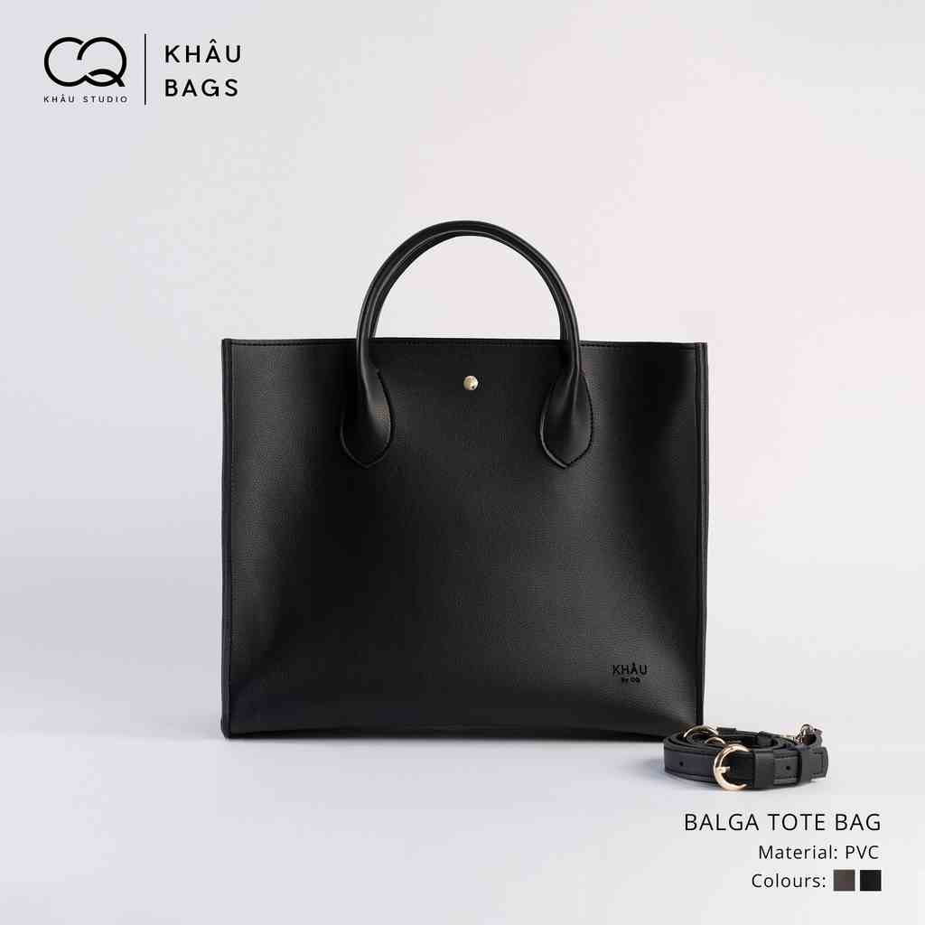 Túi tote KHÂU BY CQ Balga (Size lớn) đựng vừa A4, Laptop