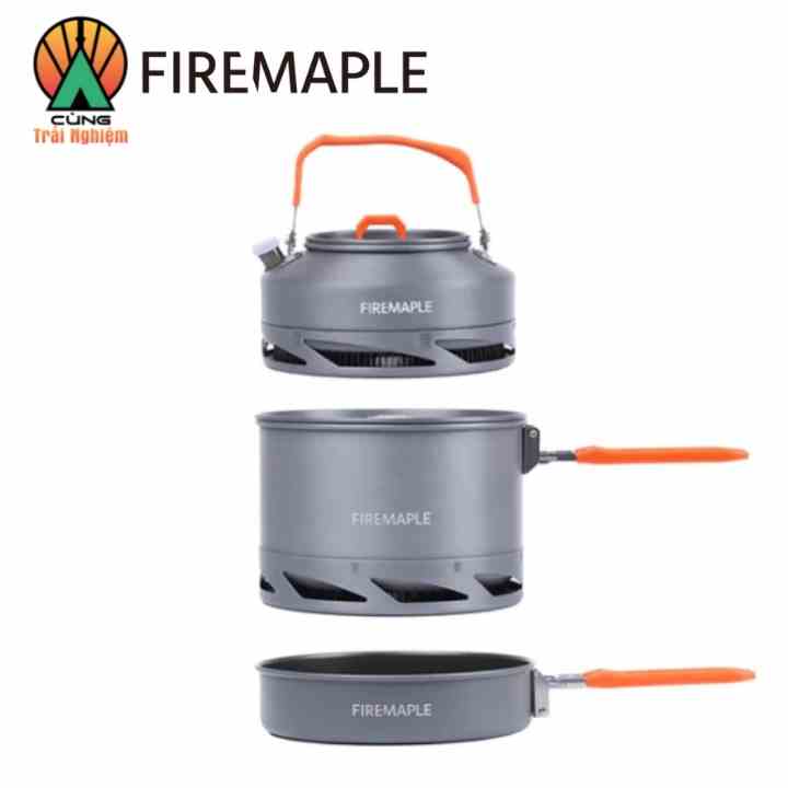 Bộ Nồi Dã Ngoại Fire Maple 3 Chiếc Feast Heat Exchanger Set FEAST-HEAT