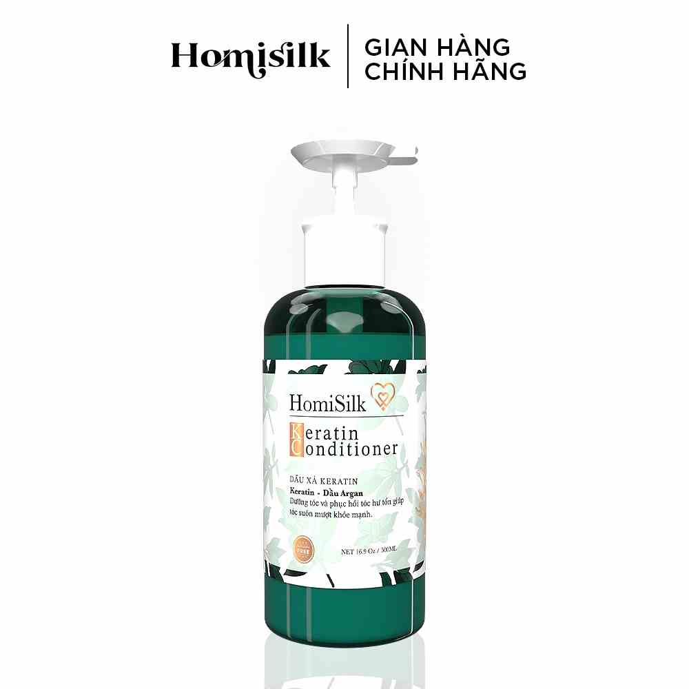 [Mã BMLTB35 giảm đến 35K đơn 99K] Dầu Xả KERATIN Chắc Khỏe Tóc- Giảm Gãy Rụng - Homi Silk