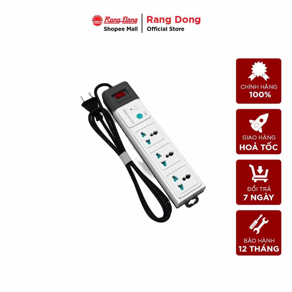 [Mã BMLTB35 giảm đến 35K đơn 99K] Ổ cắm THÔNG MINH Wifi Rạng Đông dây dài 3m và 5m tiện lợi - Model OC02.WF 3C/3M/10A