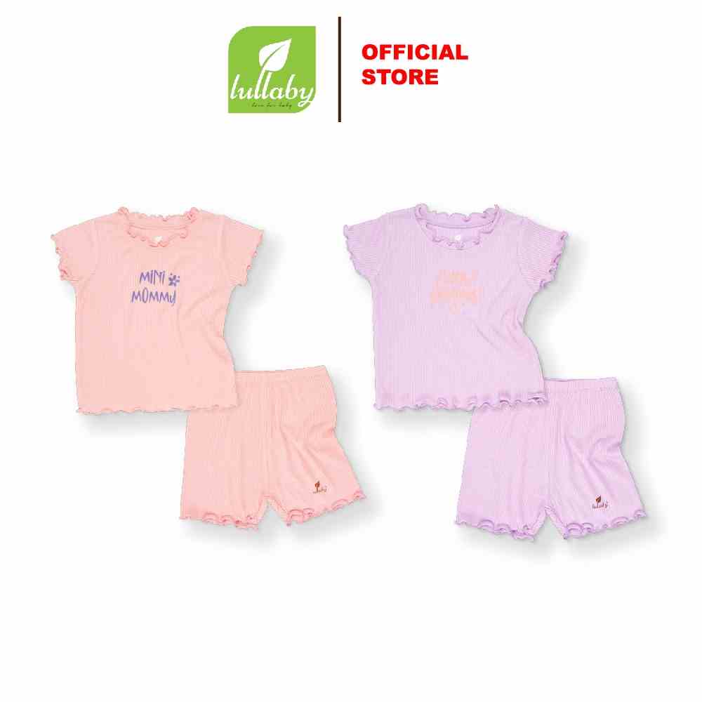 LULLABY - Bộ quần áo cộc tay bé gái NH483M