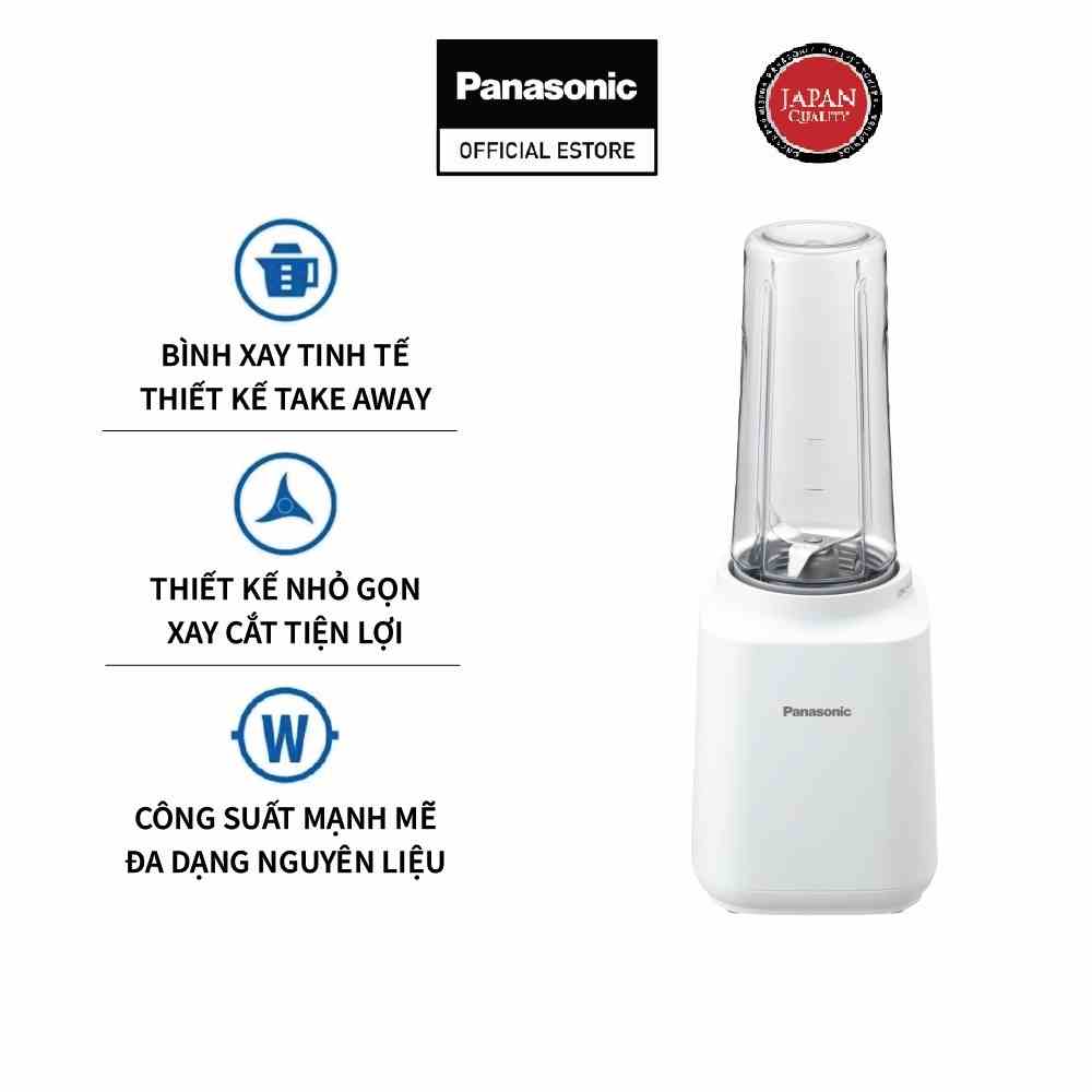 Máy xay sinh tố Mini Panasonic MX-XP103WRA – Nhỏ gọn, tiện dụng – Kèm 2 cốc thay thế