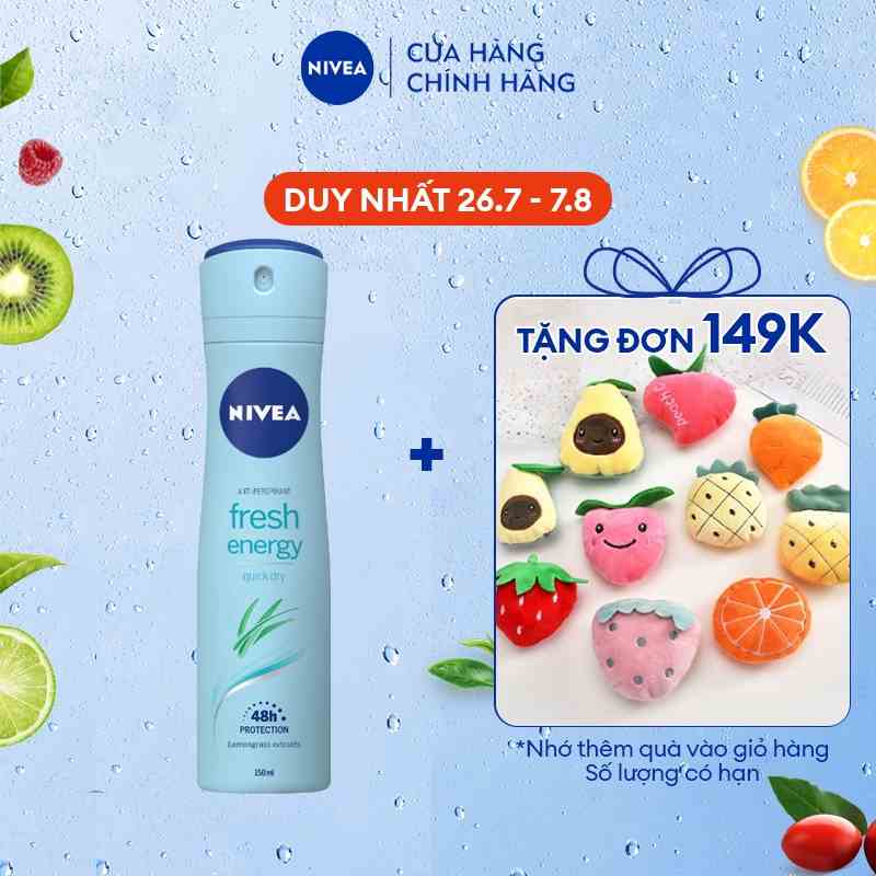 Xịt Ngăn Mùi NIVEA Tươi Mát Sức Sống (50 ml) - 83750