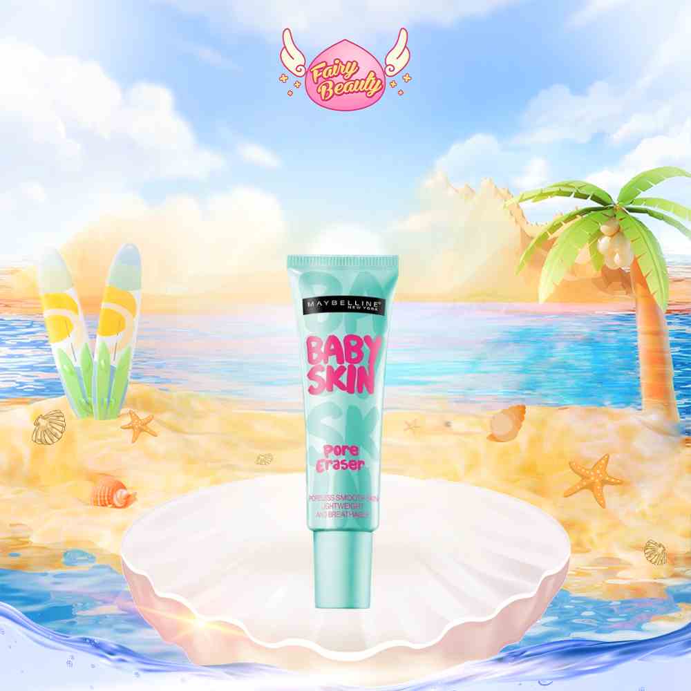 [MAYBELLINE NEW YORK] Kem Lót Siêu Mịn Da Che Khuyết Điểm Và Se Khít Lỗ Chân Lông Baby Skin Pore Eraser 22ml