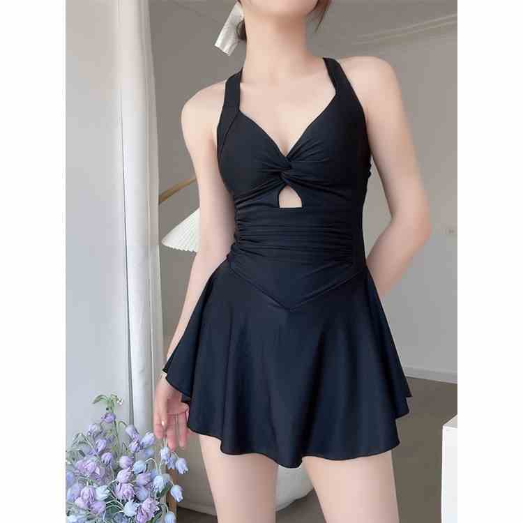 Bikini đi biển LUHAZO dạng váy tiểu thư xinh xắn sang chảnh kiểu Hàn Quốc 8407(0999) D4T3