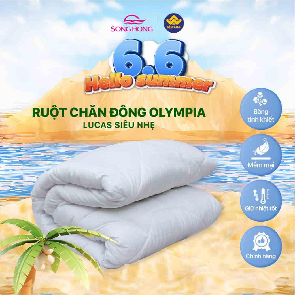 Ruột chăn đông Olympia Lucas siêu nhẹ