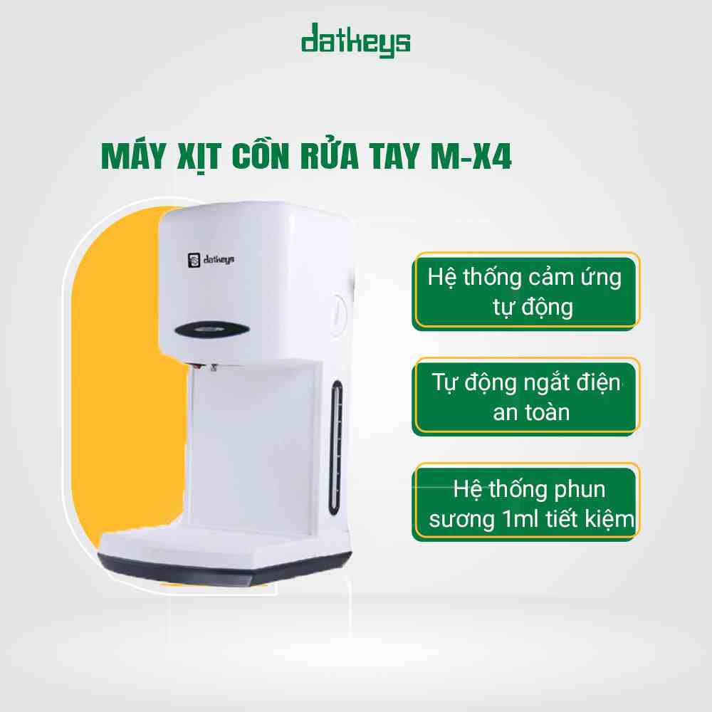 Máy Xịt Cồn Rửa Tay, Phun Sương Tự Động Sát Khuẩn Datkeys Model M-X4