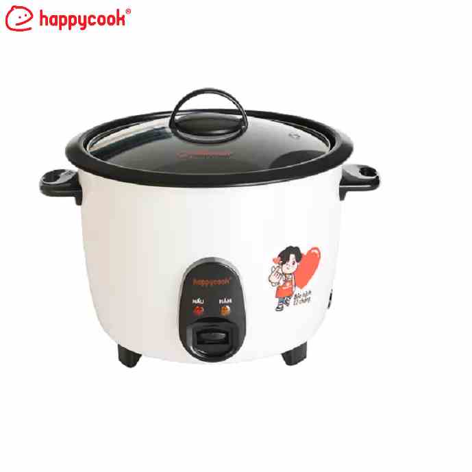 [Mã BMLTB200 giảm đến 100K đơn 499K] Nồi cơm điện nắp rời Happy Cook 1.8L HCD-180B