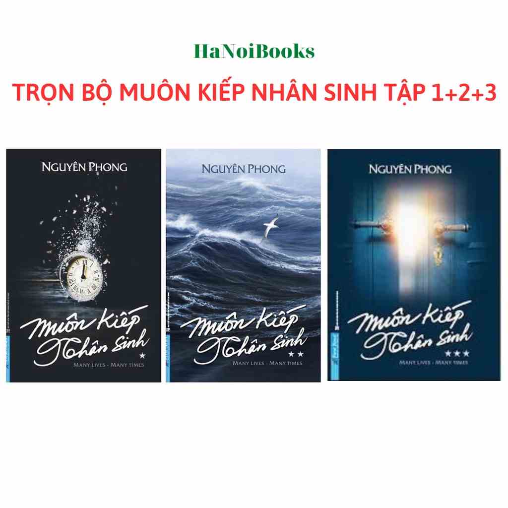 Sách - Nguyên Phong 3 cuốn muôn kiếp nhân sinh tập 1,2,3 (Khổ to) (Lẻ tuỳ chọn) - First News