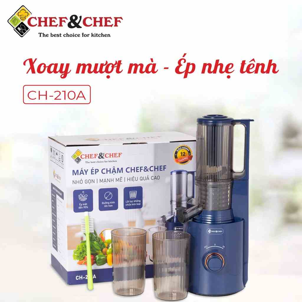 Máy ép chậm cao cấp CHEF&CHEF mã CH-210A.