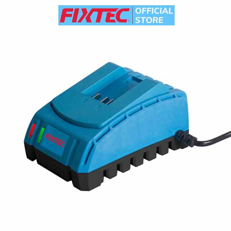 Đế sạc pin 20V FIXTEC FBCH20001, dùng để sạc pin nhanh cho các dòng pin 20V của FIXTEC, cường độ 2.2A