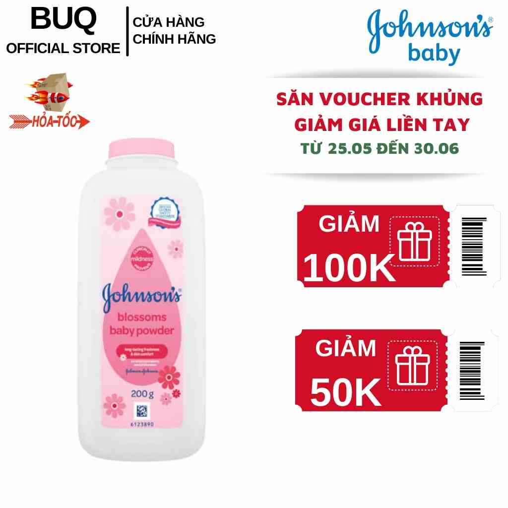 Phấn Rôm Johnsons Baby Em Bé Hương Hoa Blossom Baby Powder 200g/ 500g