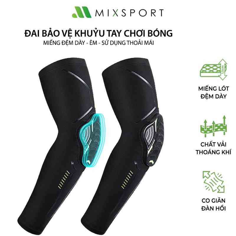 [Mã ICBFRI25 giảm 25K đơn 149K] Bảo Vệ Khuỷu Tay Thủ Môn MixSport Giúp Giảm Chấn Thương Khi Va Chạm Và Bắt Bóng BKT02