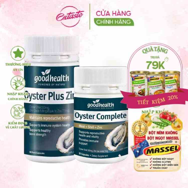 Viên uống Oyster Plus Goodhealth tăng cường năng sinh lý nam giới