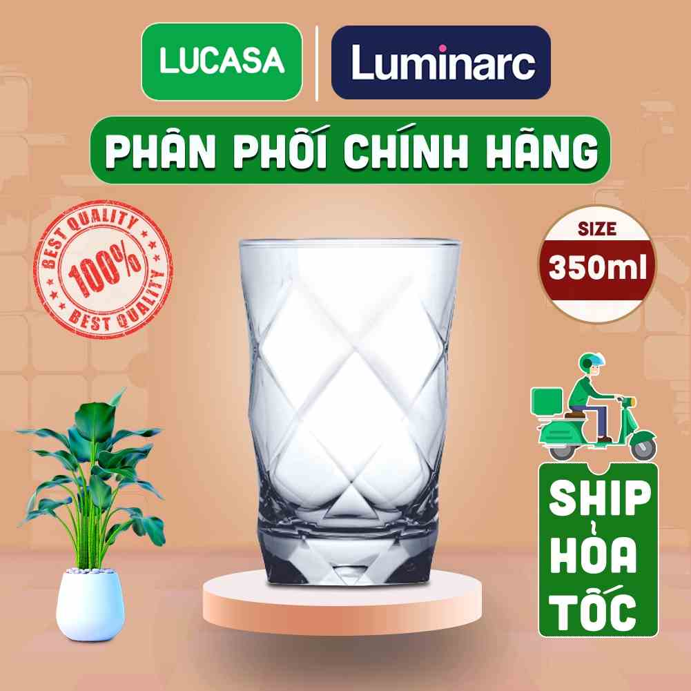 [Mã BMLTA35 giảm đến 35K đơn 99K] Ly Cao Thủy Tinh Luminarc Louvre 350ml | Phân Phối Chính Hãng