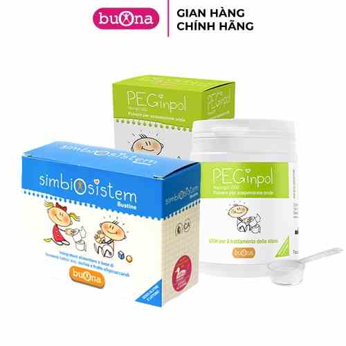 Combo Buona PEGinpol và Buona Simbiosistem Bustine - Giải Quyết Táo Bón Nhanh và Bên Vững Cho Trẻ