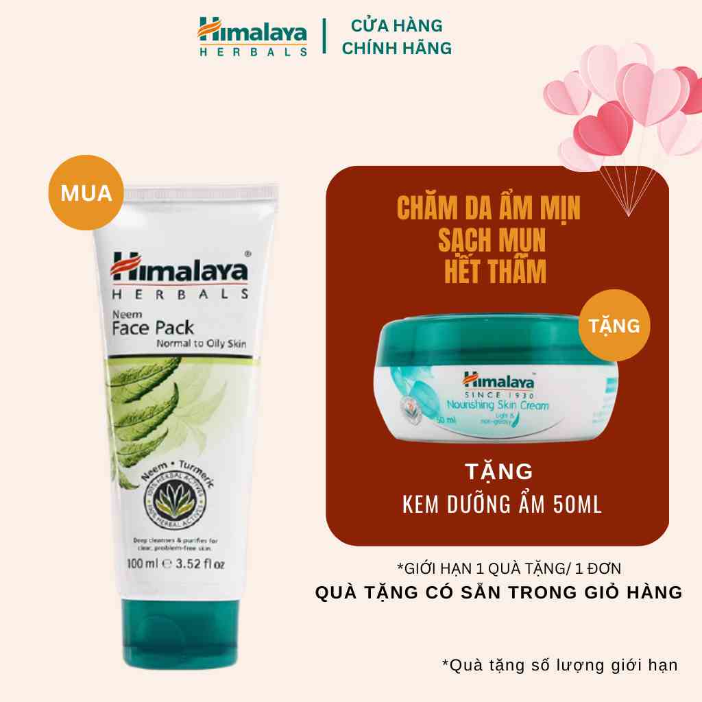 [DEAL 1 TẶNG 1 ĐỘC QUYỀN FLASH SALE] Mặt nạ đất sét neem 100ml TẶNG Kem dưỡng ẩm 50g