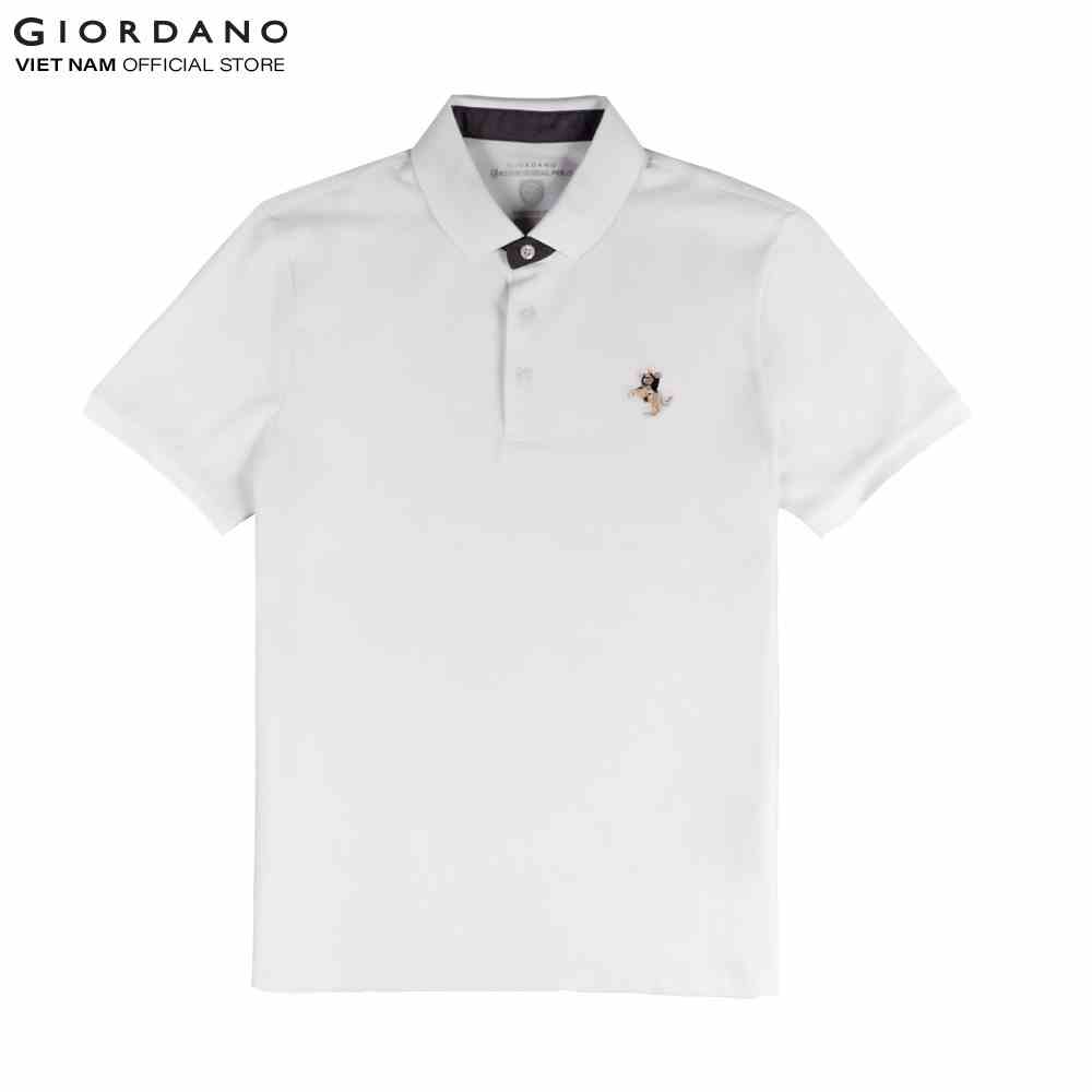 Áo Thun Có Cổ Polo Nam Thêu Logo Napoleon Công Nghệ Kháng Khuẩn Giordano 01011251