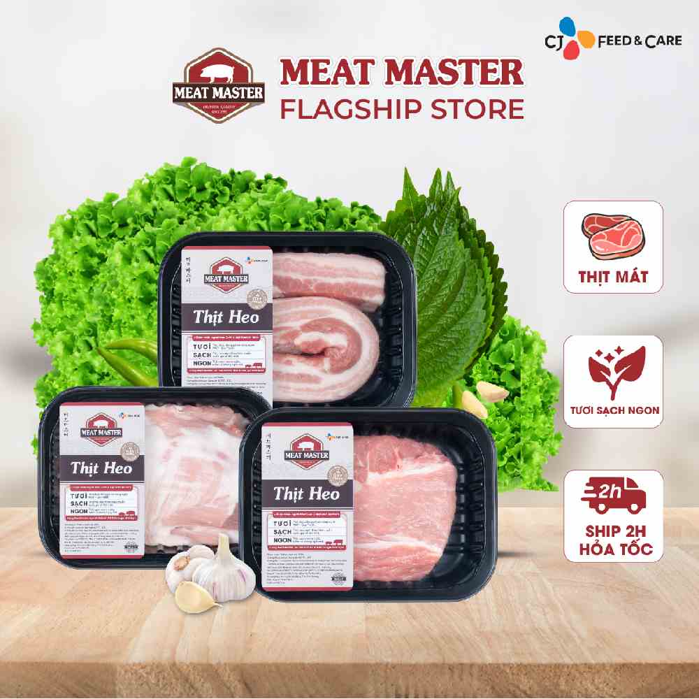 [Mã BMLTB200 giảm đến 100K đơn 499K] Combo Heo BBQ Năng Động Meat Master