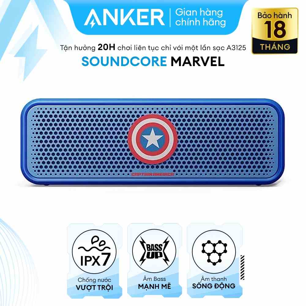 Loa Bluetooth Soundcore By ANKER Select 2 - Version MARVEL - A3125