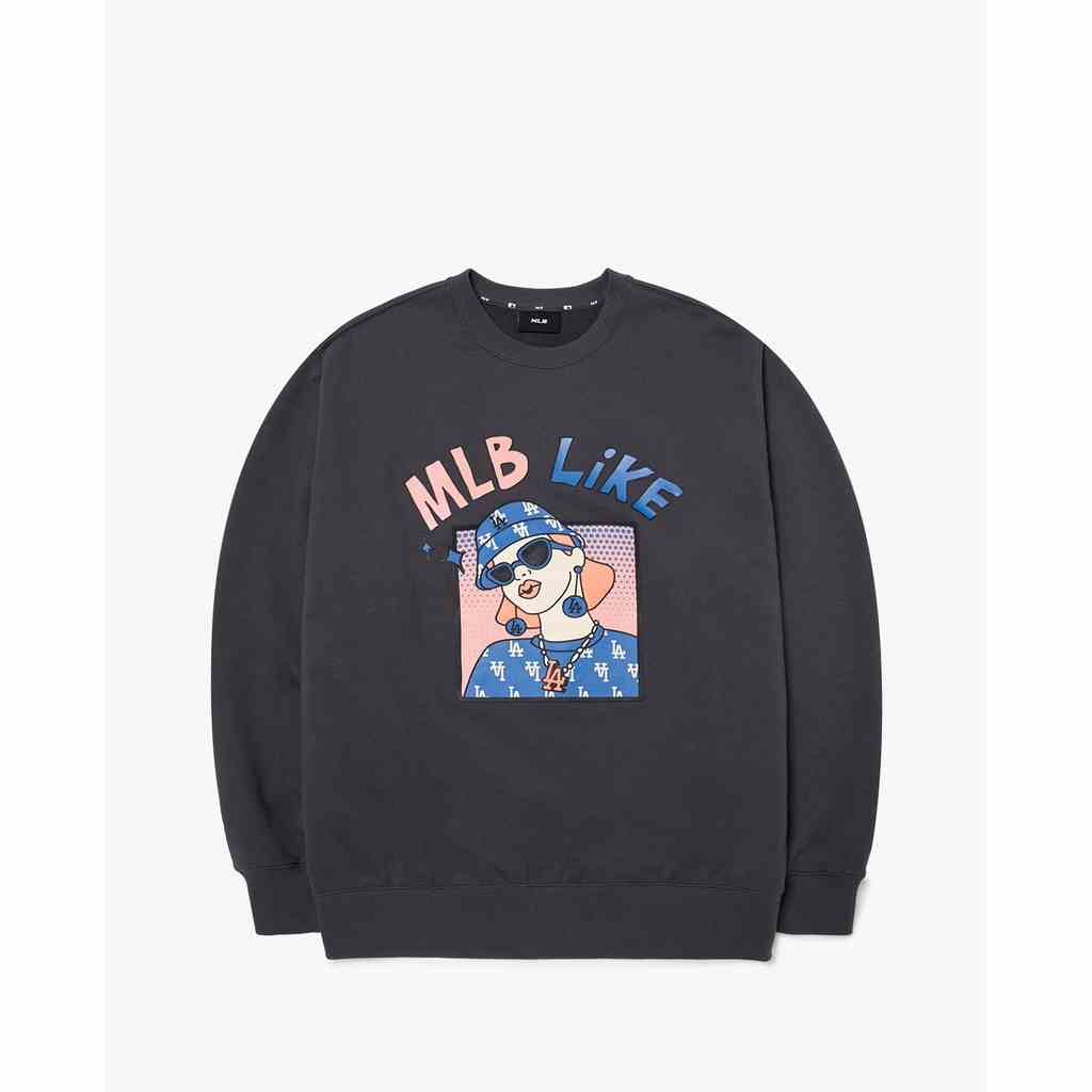 MLB - Áo sweatshirt cổ tròn tay dài phom suông trẻ trung 3AMTL0224-07CGS