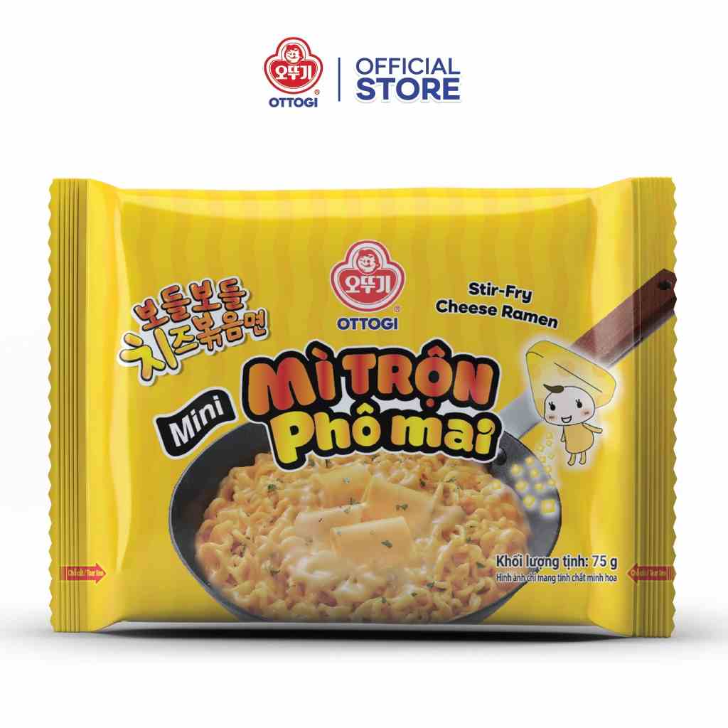 Mì Trộn Phô Mai Ottogi Mini 75g