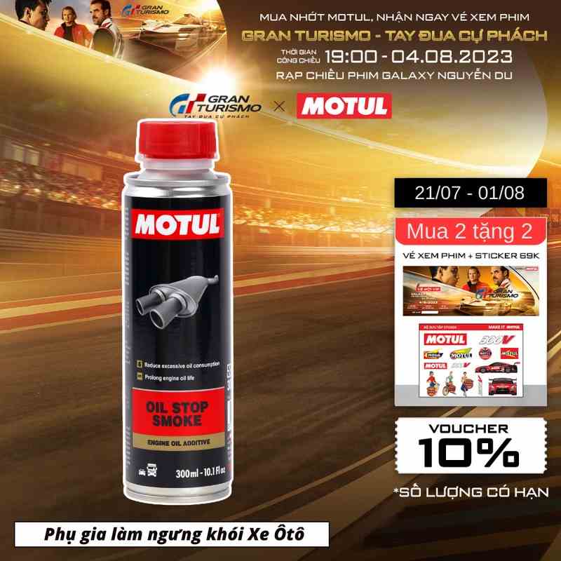 [Mã BMLTB35 giảm đến 35K đơn 99K] Phụ gia làm ngưng khói xe hơi - OIL STOP SMOKE 300ml